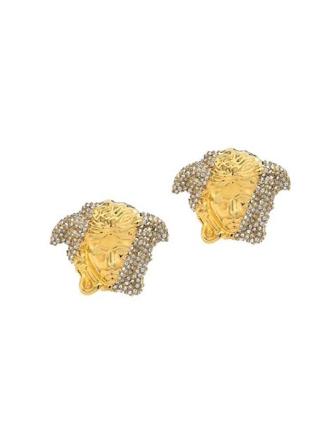 versace nose stud|Versace earrings saks.